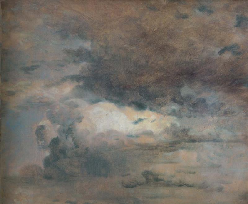 John Constable Cloud Study evening 31 August 182 China oil painting art